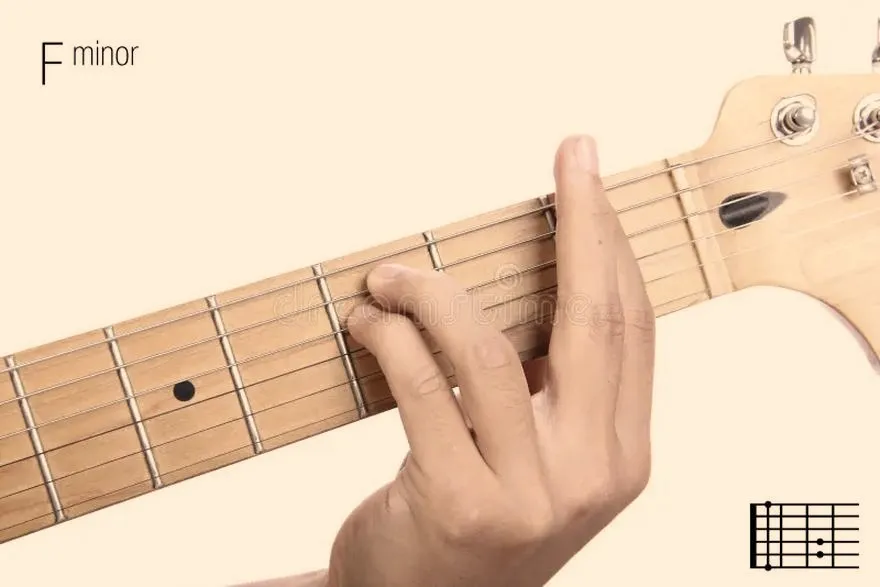 Jak w prosty sposób zagrać akord F na gitarze?