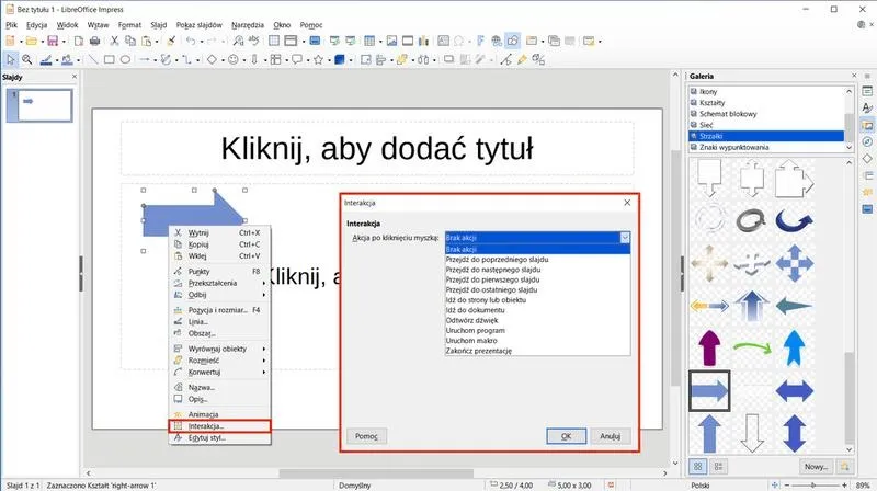 Jak wzbogacić swoją prezentację w LibreOffice o muzykę?