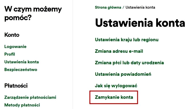 Jak zrezygnować ze Spotify Free? Instrukcja usunięcia konta
