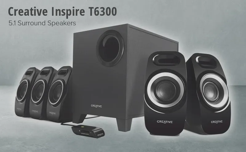 Poradnik jak podłączyć głośniki Creative 5.1 Inspire T6300 krok po kroku