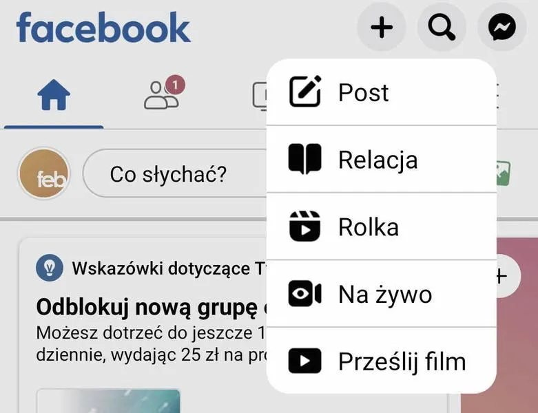 Muzyka w relacjach na FB