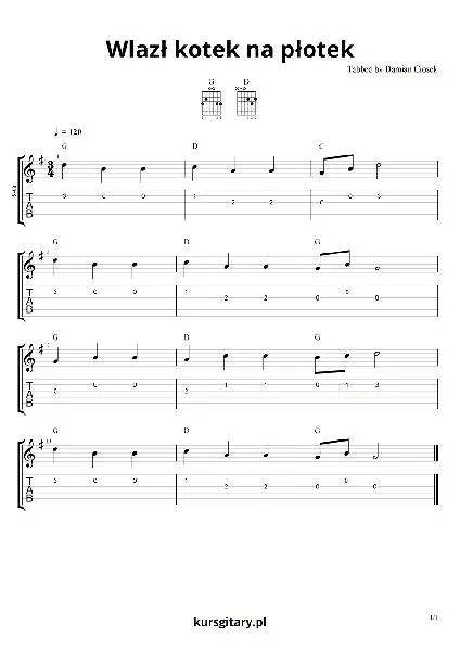 Piórkowanie na gitarze