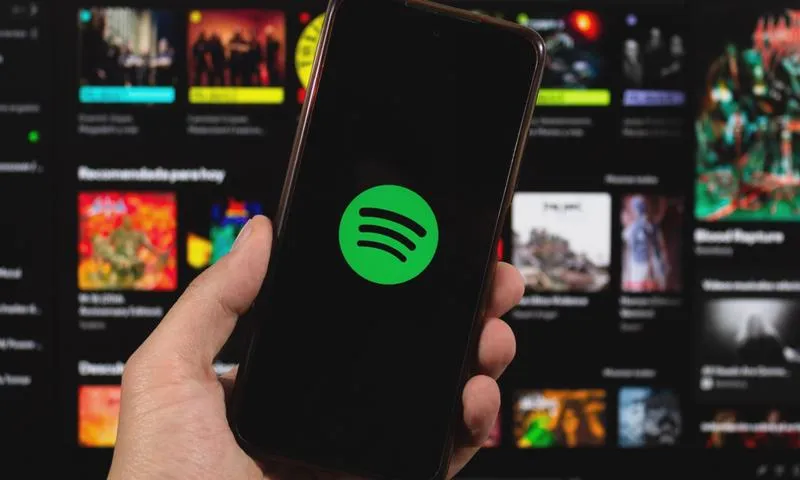 Spotify na transmisji danych